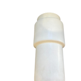 Cylindrical vase 1960 in white ceramic