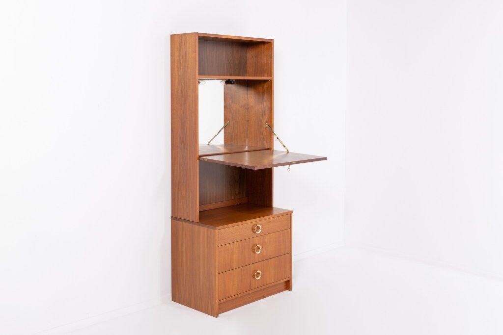 Danish teak bar cabinet from the 1970s