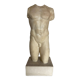 Buste d'Héraclès nu en plâtre XXXL Le Louvre