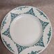 Set of 7 flat plates in ironstone Moulin des Loups FTI 22
