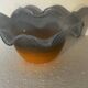 Vintage glass trinket dish signed Gambier