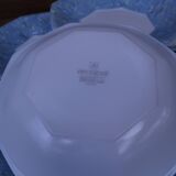 6 vintage octagonal deep plates Arcopal