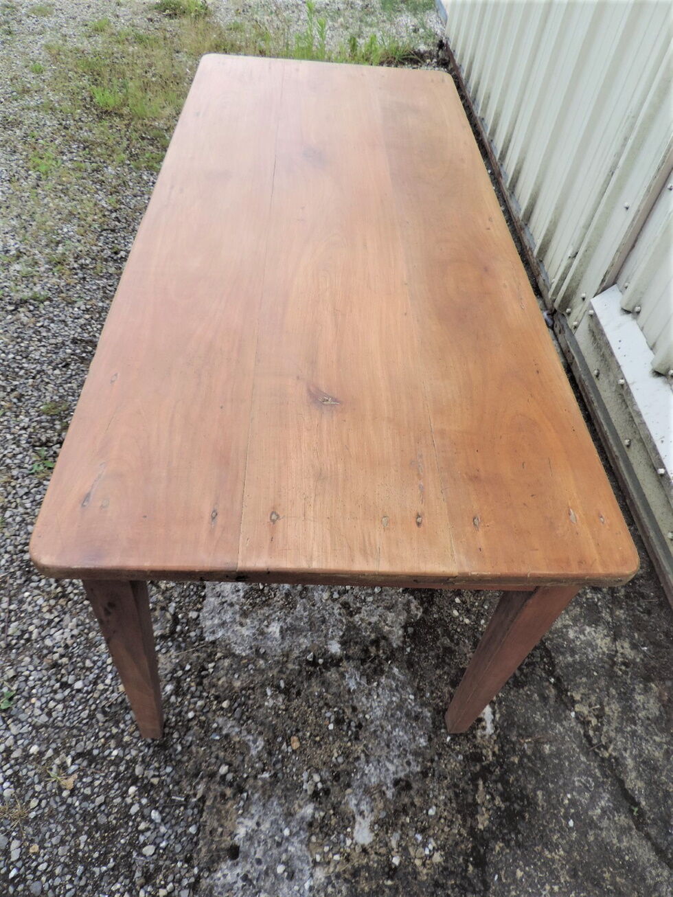 Cherry farm table