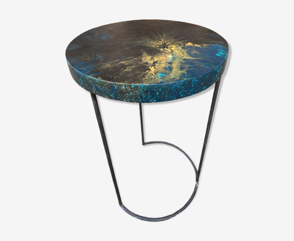 Table d'appoint relookée