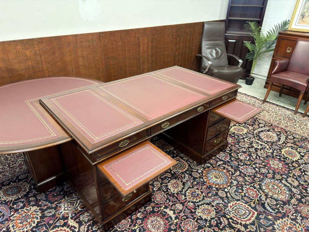 Unique Classic English Desk Set with Conference Table
