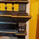 Curtained cabinet, late 19th century.