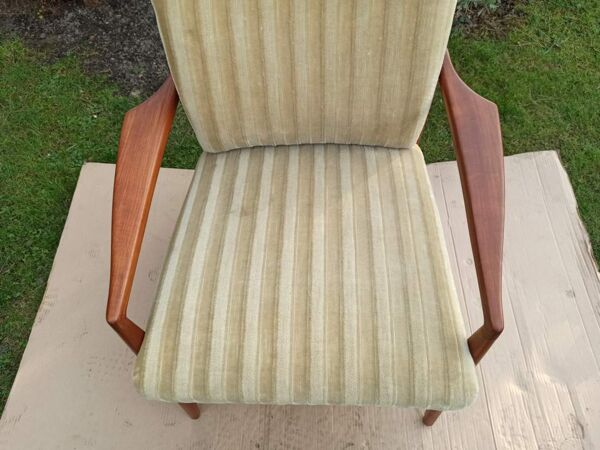 Fauteuil scandinave vintage années 1960 années 1970