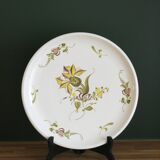 Very pretty round serving dish from Boch La Louvière in good condition