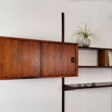Scandinavian modular wooden office shelf - Design Kai Kristiansen