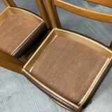 Set of 4 scandinavian chairs 1960
