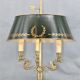Empire style solid bronze hot water bottle lamp