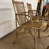Set of 4 rattan chairs