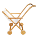 Vintage wooden doll stroller
