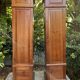 Pair of exotic wood storage columns - China