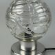 60s 70s table lamp bedside lamp chrome Doria glass space age design