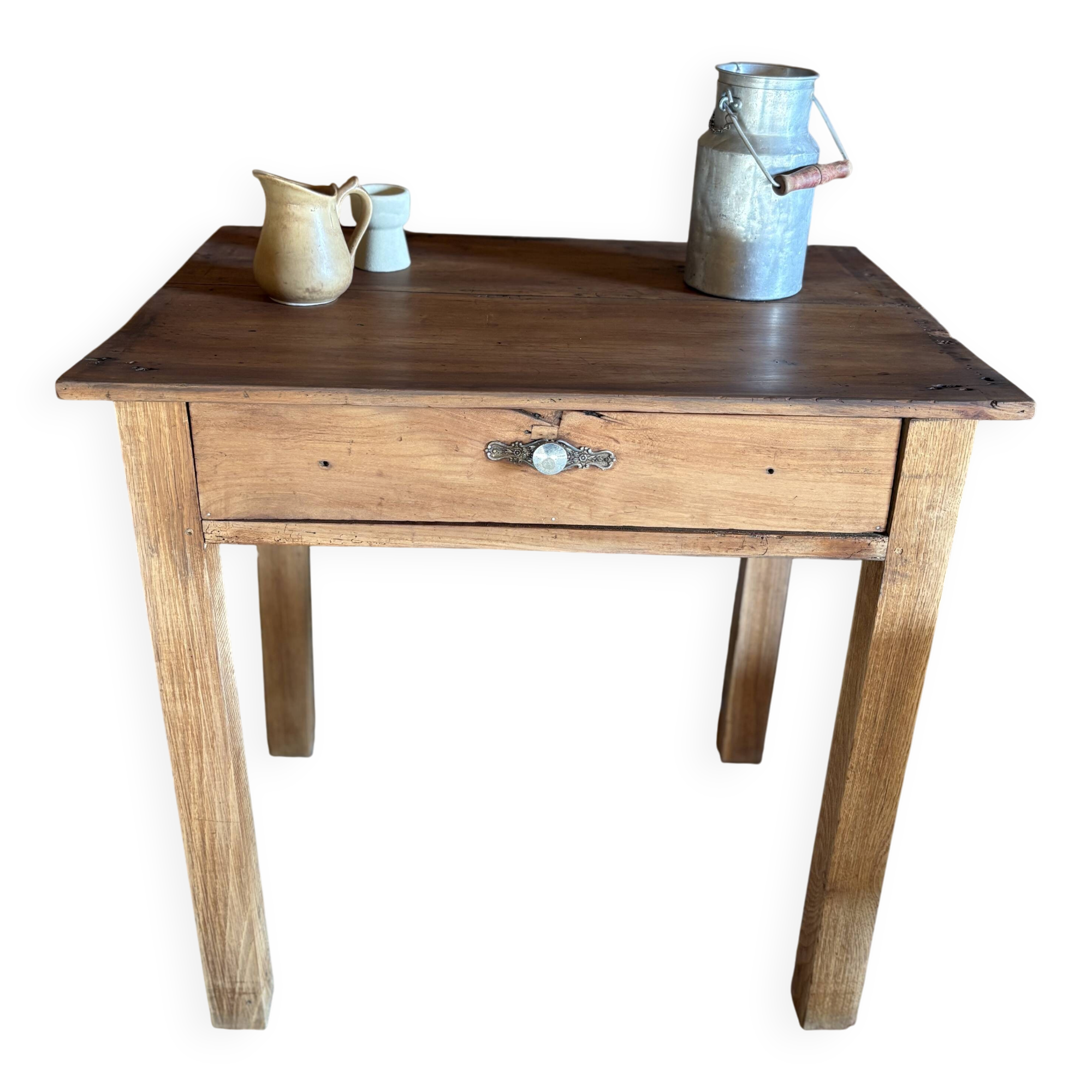 Bureau table de ferme d’appoint ancienne