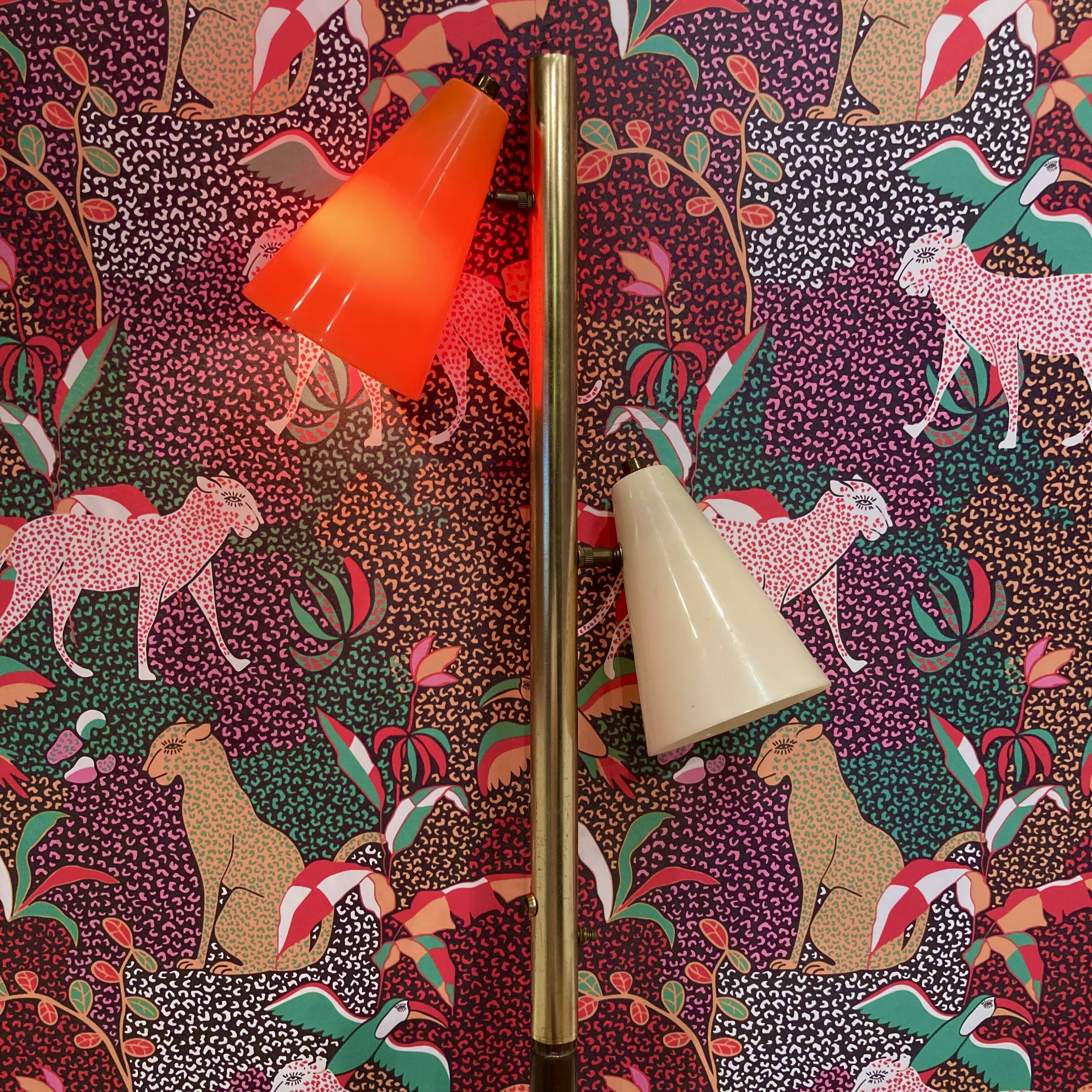 American floor lamp, 1950s design.
