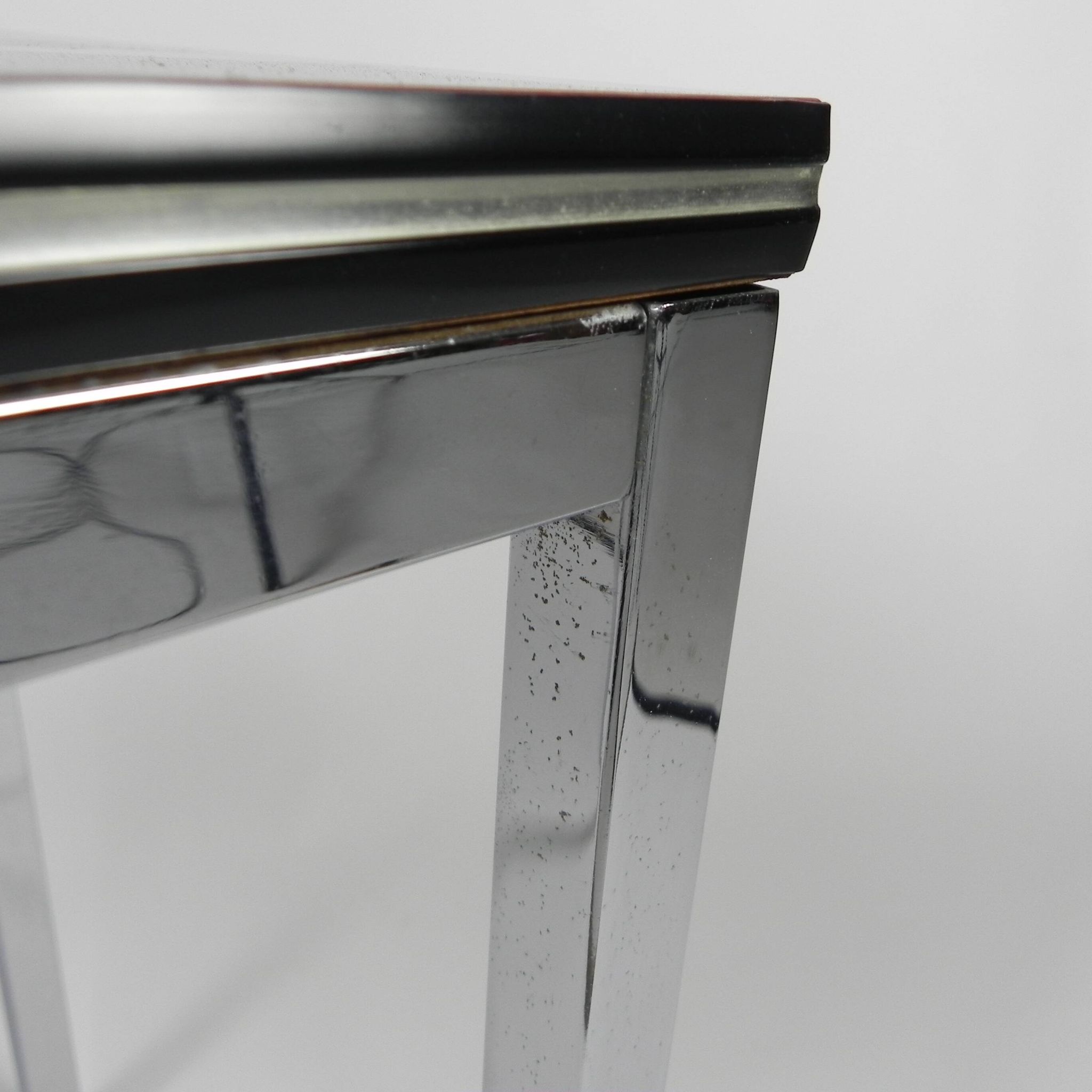 Table basse en formica et métal chromé, 1960s