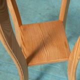 Vintage pine plant shelf, plant stand Sweden 1960