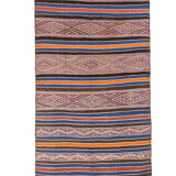 Kilim berbere vintage bleu 350 x 145 cm