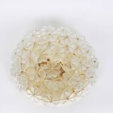 Large flower ceiling light in Murano glass, Ernst Palme, Germany, 1970s