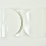 Set of 2 White Foglio Wall Lights by Tobia & Afra Scarpa for Flos, 1960s