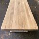 Renovated 19th century solid oak monastery dining table 200cm