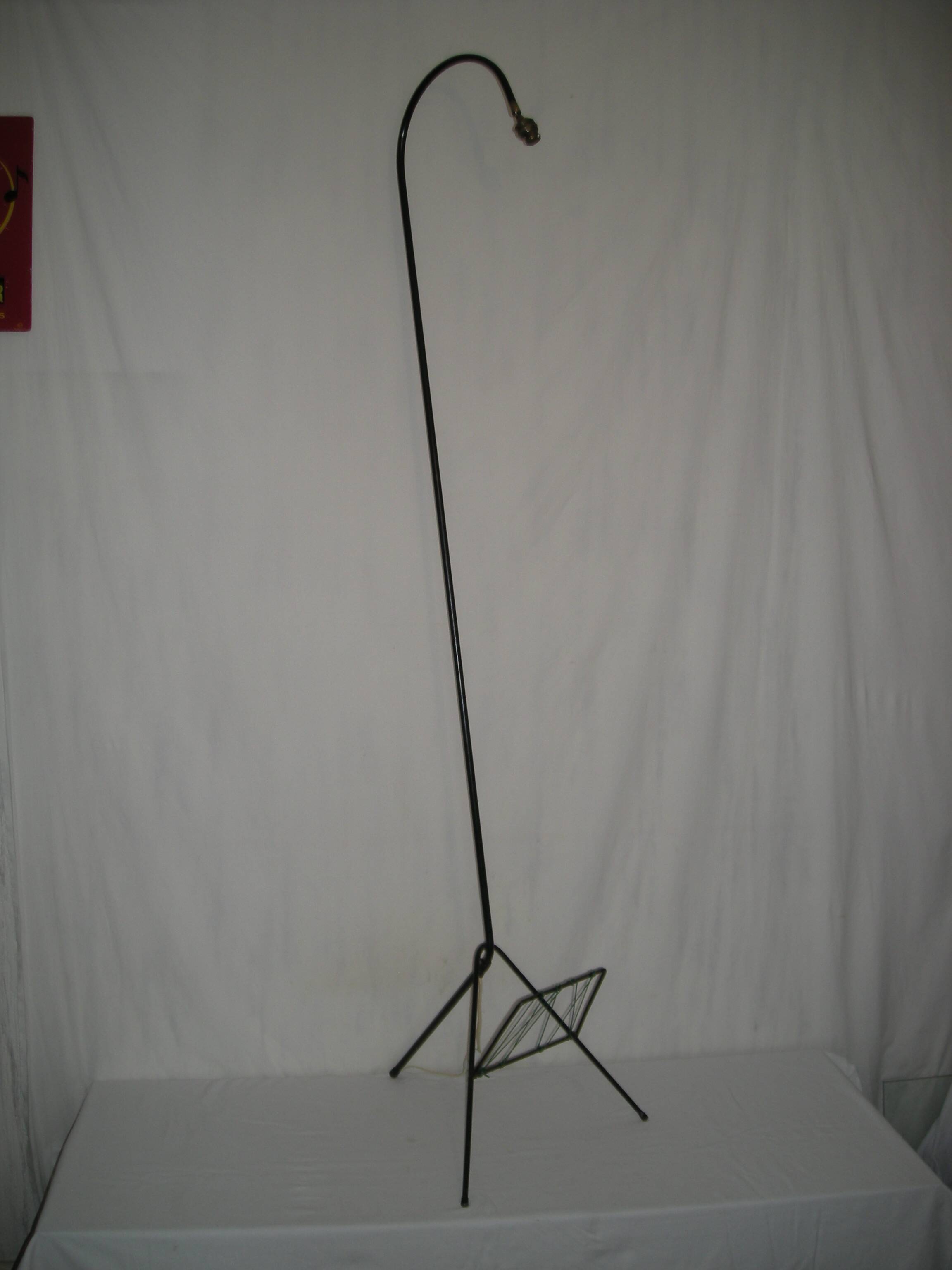 Tripod cocotte floor lamp from the 1950s