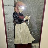 Claude Roussel: embroidery with silk thread