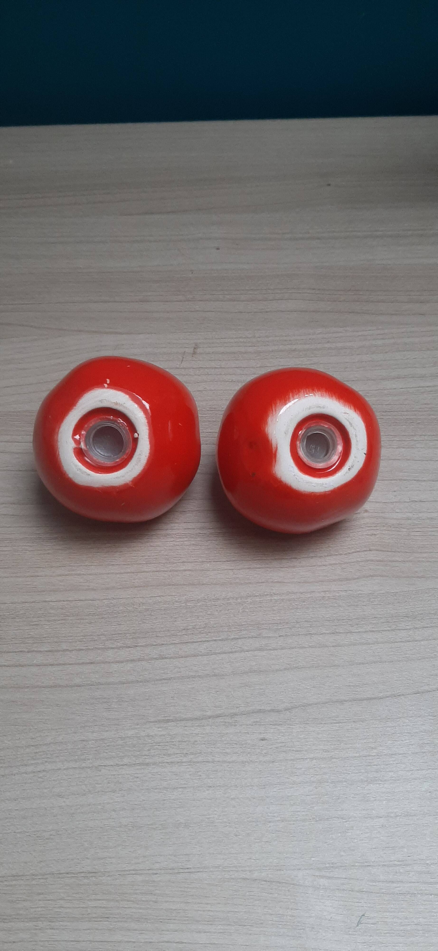Tomato Shaped Salt and Pepper Shaker Set