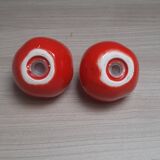 Ensemble de salière et poivrier en forme de tomate
