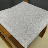Set of 6 vintage brutalist dining chairs, 1960s