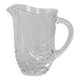 Crystal jug, Italian design, 1970s, made in Italy