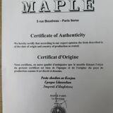 Edwardian furniture / Mahogany coal door