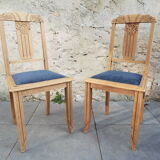 2 art deco style chairs