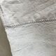 Drap de réserve en fil de lin brut non brodé
