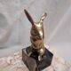 Art deco rabbit lamp