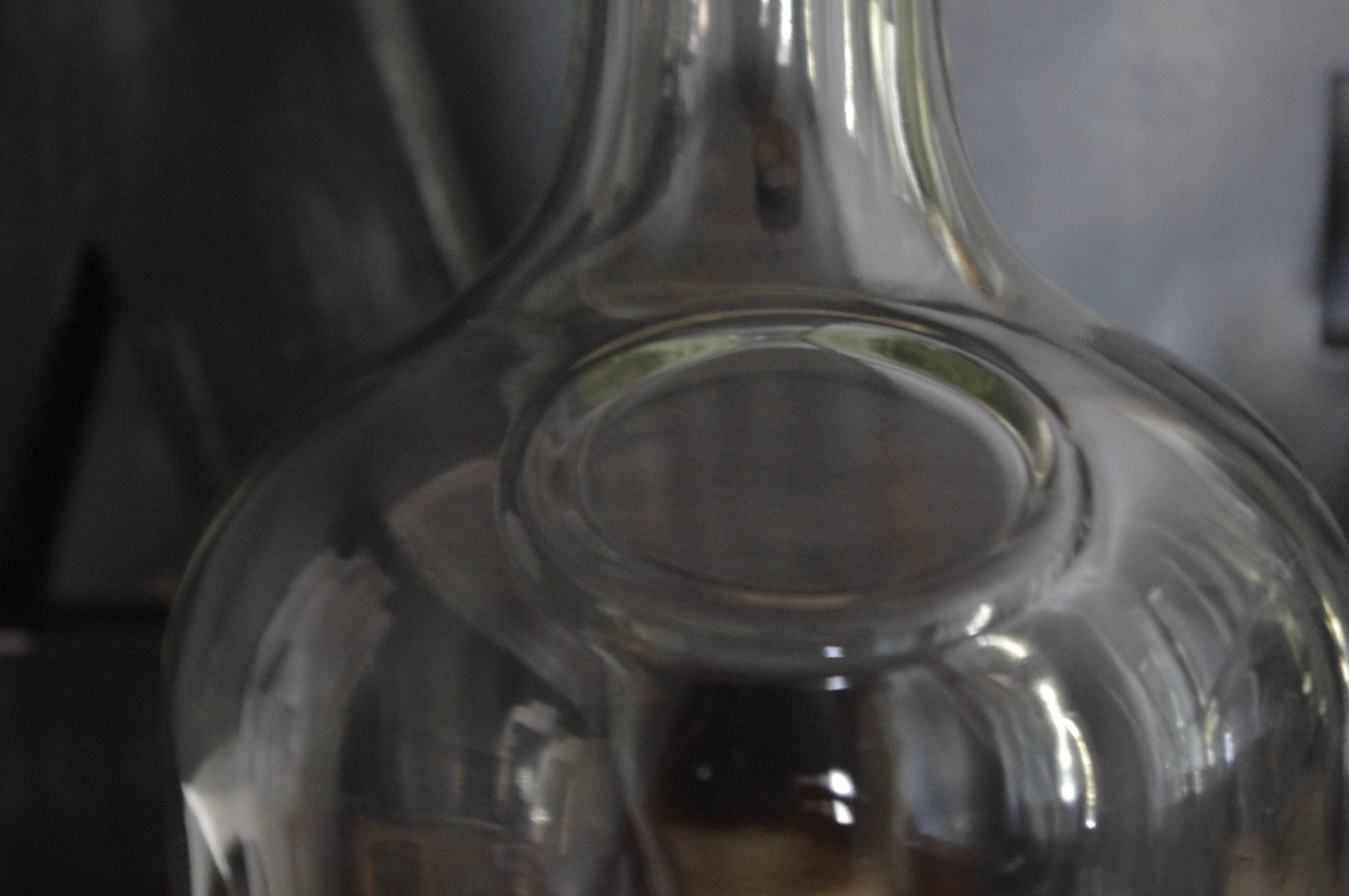 Bonbonne verre transparent