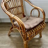Child's rattan armchair