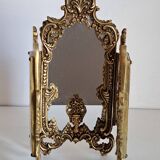 Miroir triptyque ancien