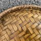 Basket with lided bamboo from Asia