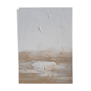 Tableau peinture abstraite minimaliste