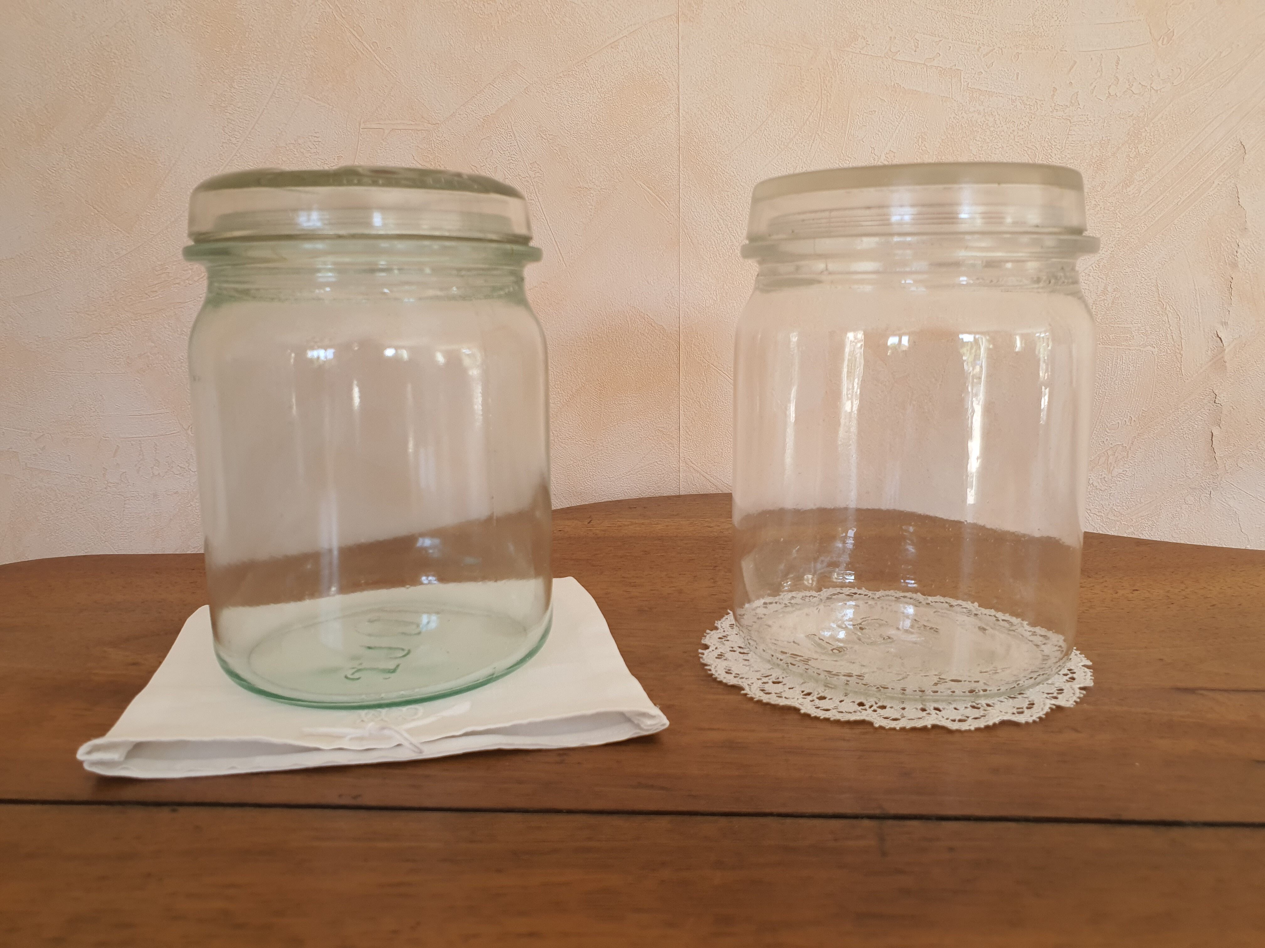 Glass jars