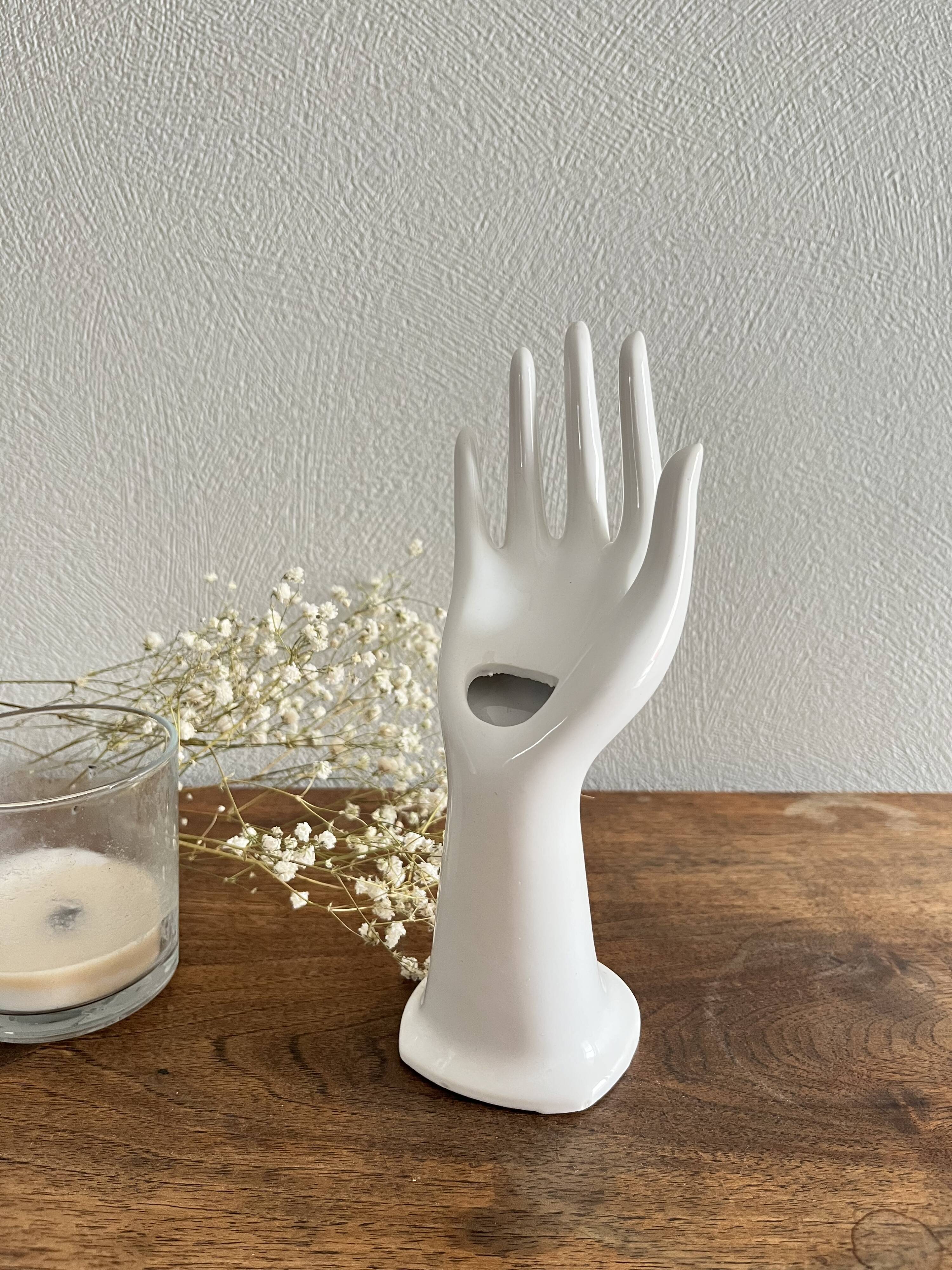 Hand ring vase vintage soliflore