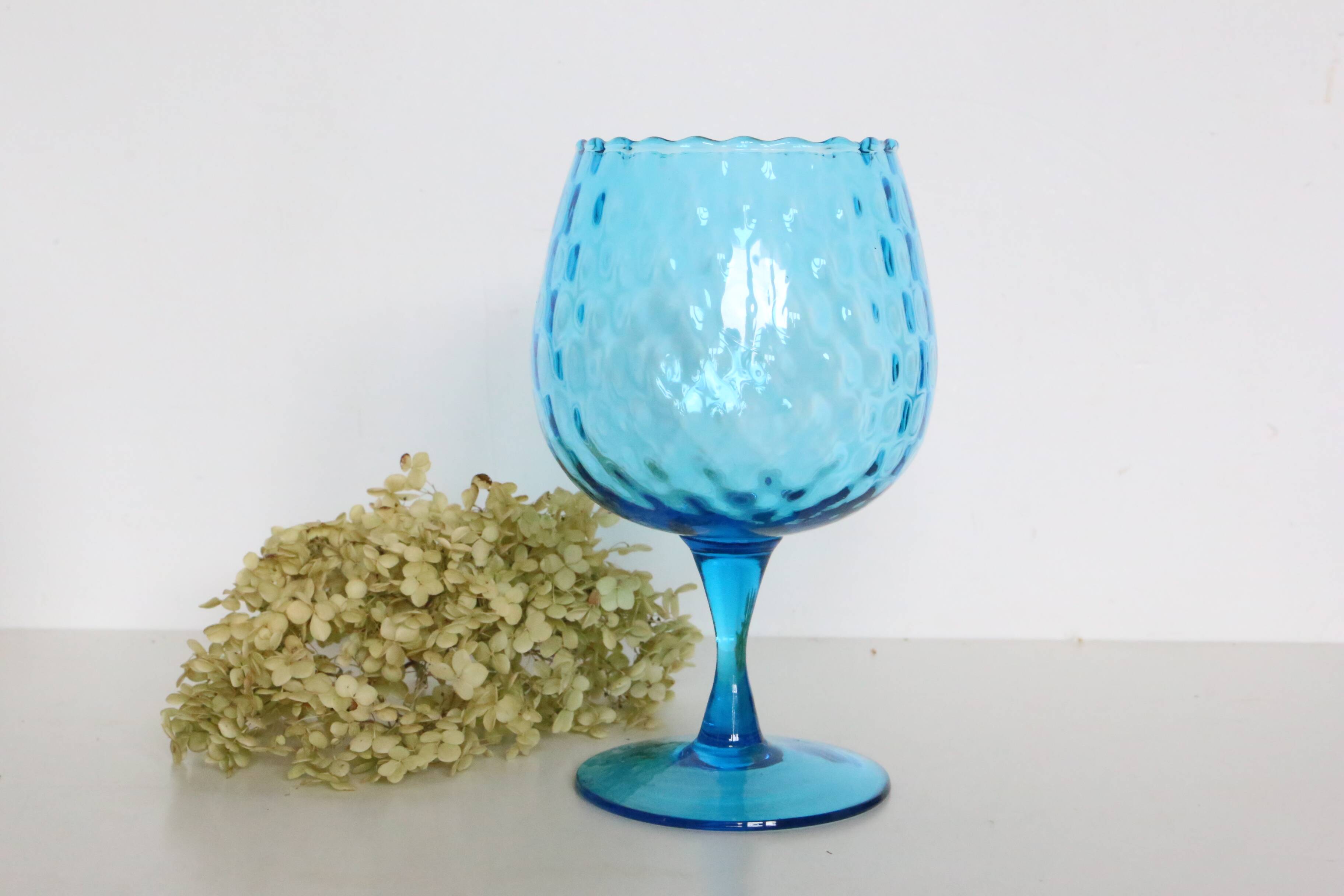 Empoli glass vase, vintage