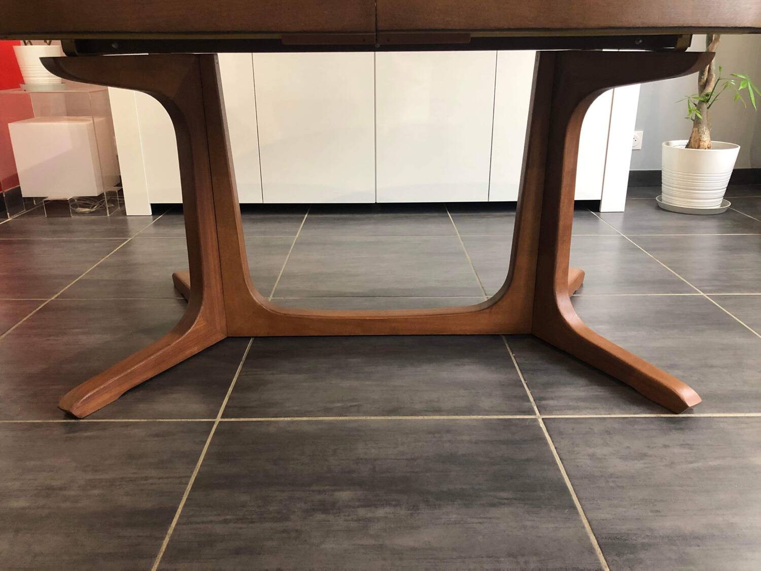 Vintage Baumann extendable table 1970s