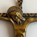 Gilded bronze crucifix