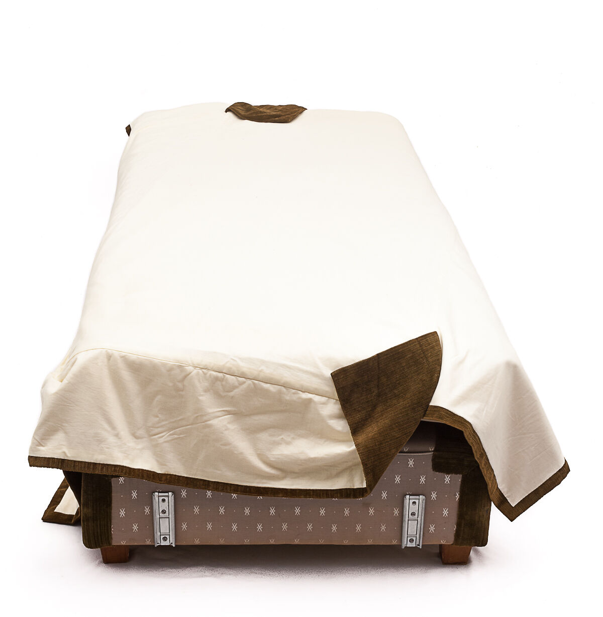 Vintage velvet bench/daybed,1960