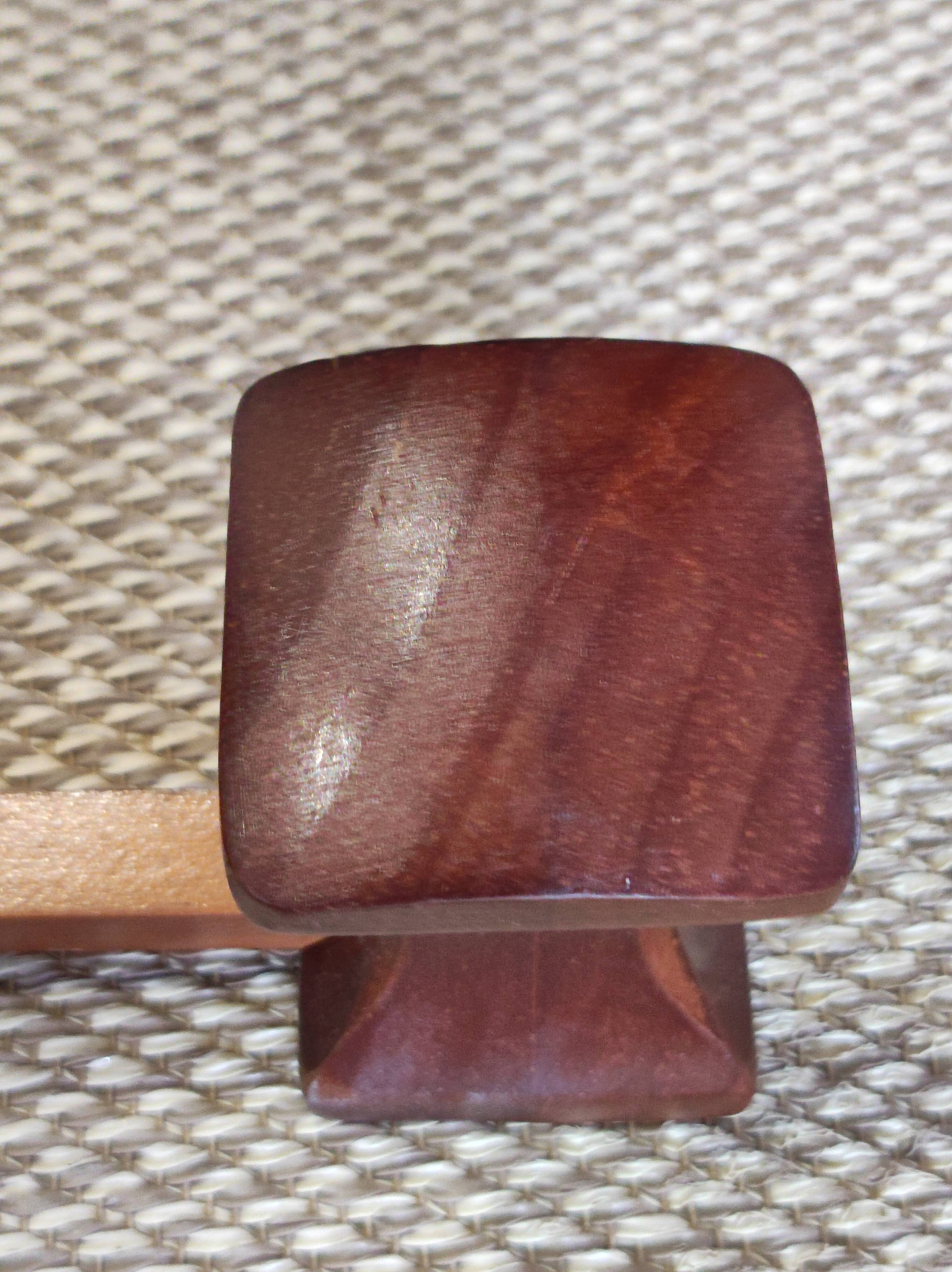 Scandinavian style wooden coat rack