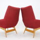 1960s Pair of Miroslav Navratil lounge Chairs, Czechoslovakia